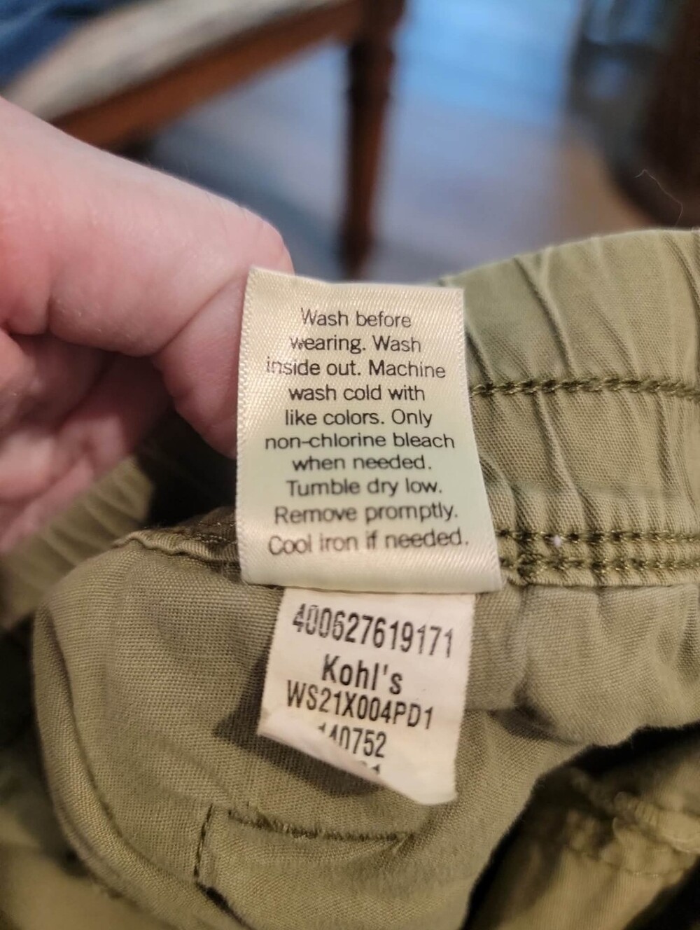 Sonoma Plus Size 22W Green Cargo Pants With Pull-on Waistband for Comfort - Picture 3 of 8